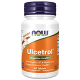 NOW Foods envase frontal de Ulcetrol mostrando nombre y cantidad, ayuda digestiva clara