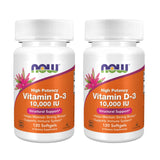 NOW Foods frasco frontal mostrando 120 softgels y beneficio de dosificación prolongada