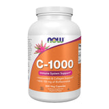 NOW Foods envase frontal de Vitamina C-1000 mostrando tamaño y marca
