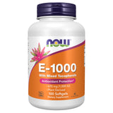 NOW Foods botella frontal mostrando cápsulas blandas y beneficios antioxidantes