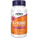 NOW Foods botella frontal mostrando 50 cápsulas y beneficios antioxidantes