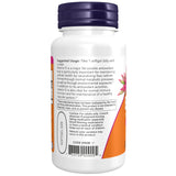 NOW Foods aceite y glicerina visible, evidencia de vitamina E liposoluble