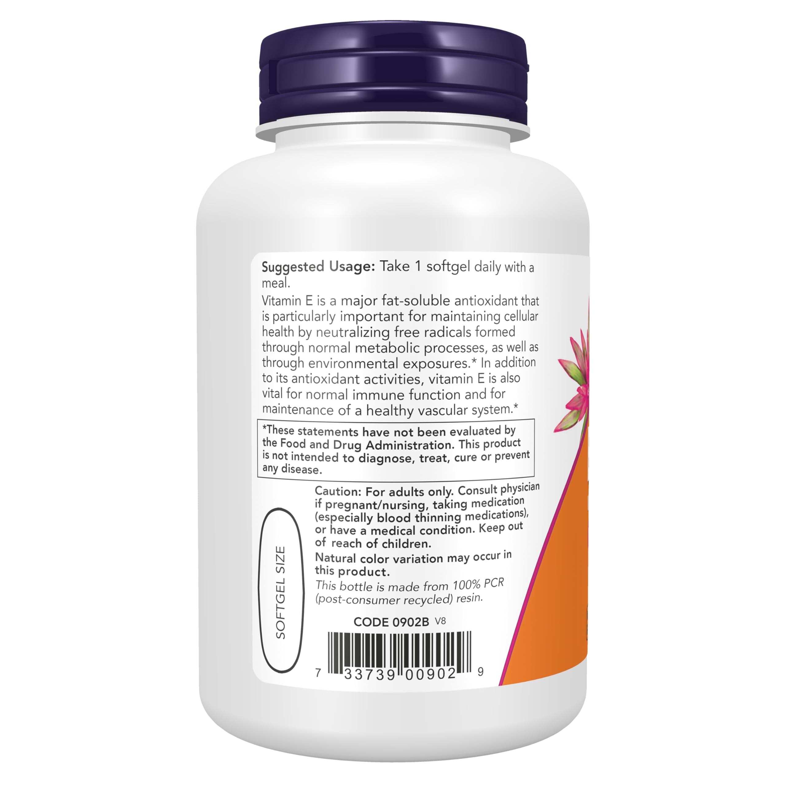 NOW Foods aceite y textura que ilustra absorción liposoluble eficaz