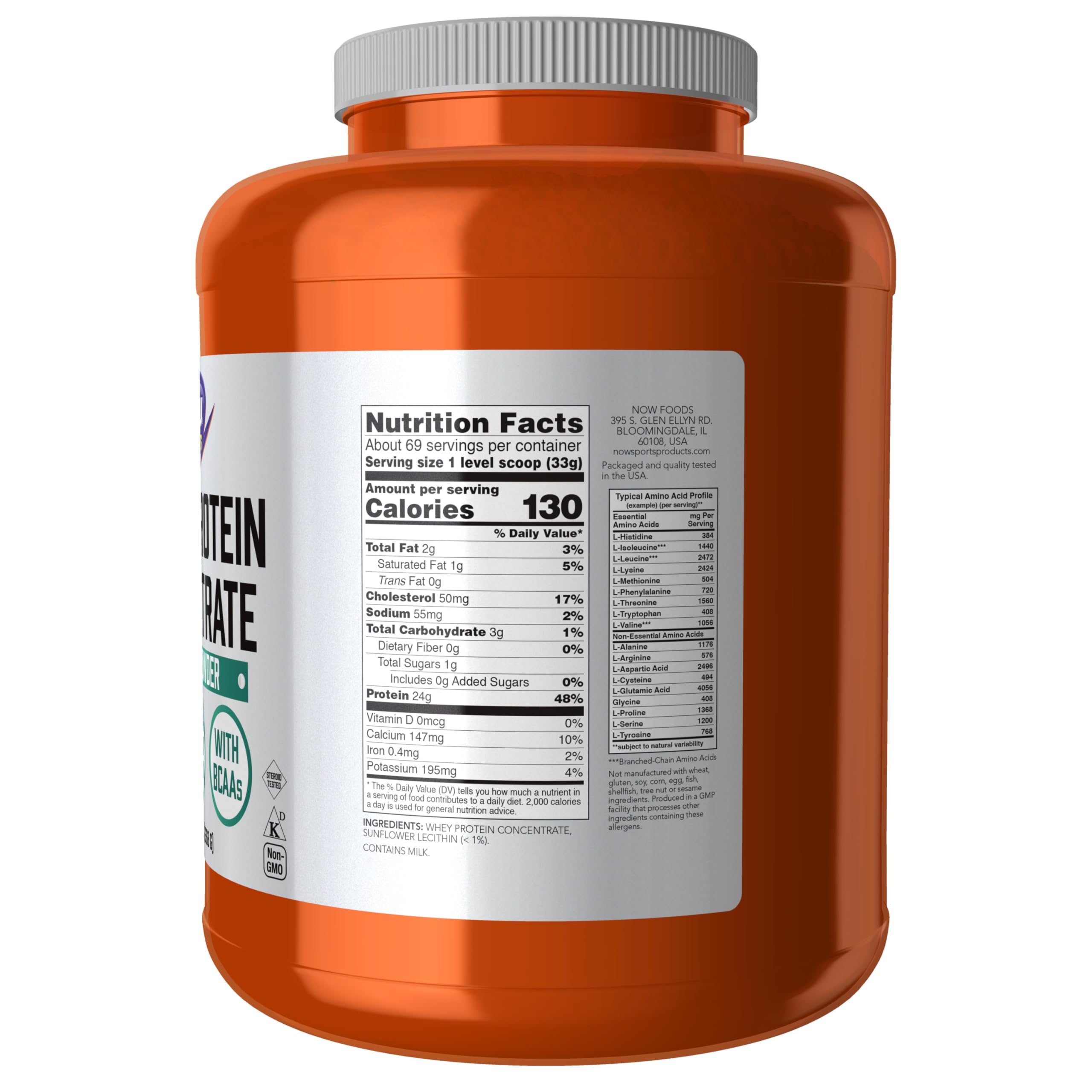 now foods polvo de proteína textura cercana que facilita mezcla y disolución