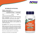 NOW Foods etiqueta con datos de dosis e ingredientes para elección informada