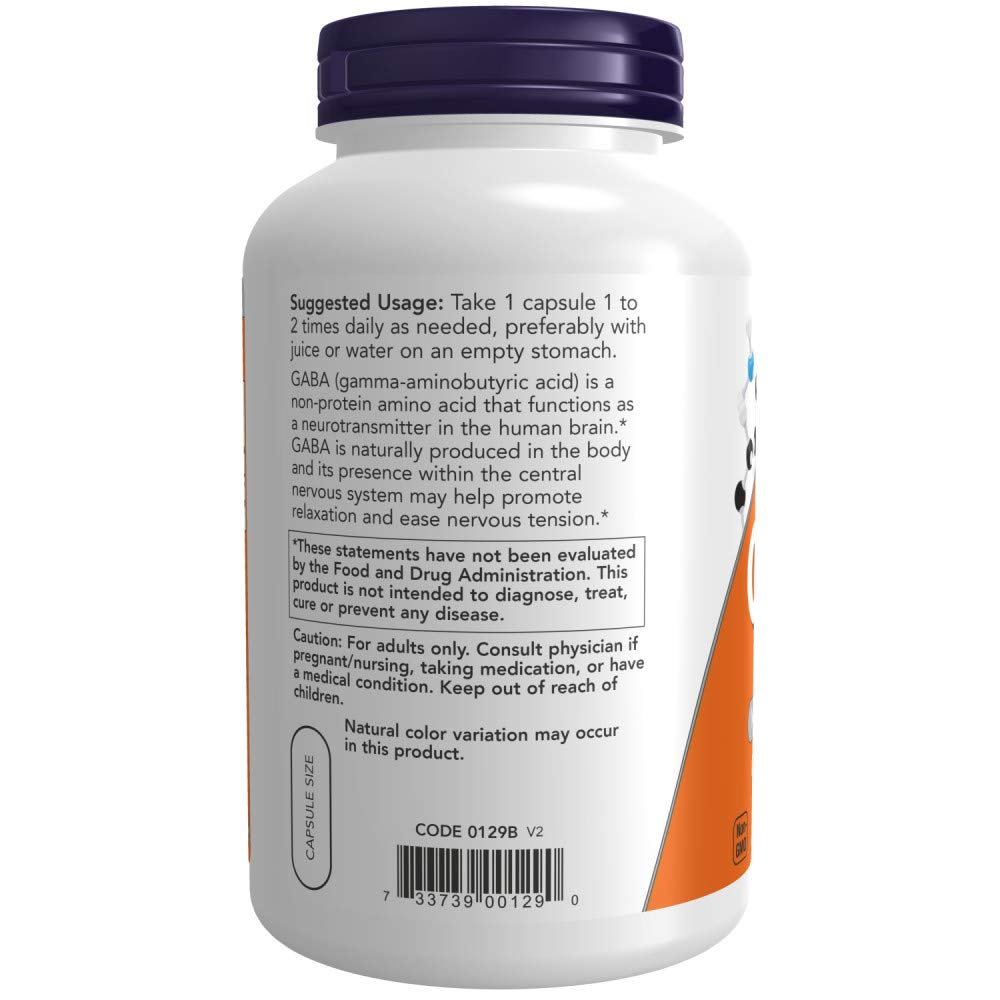 NOW Foods etiqueta con información y certificaciones visibles