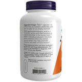 NOW Foods etiqueta con información y certificaciones visibles