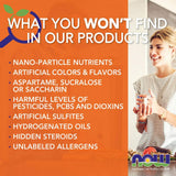NOW Foods cápsulas junto a un vaso para toma diaria práctica
