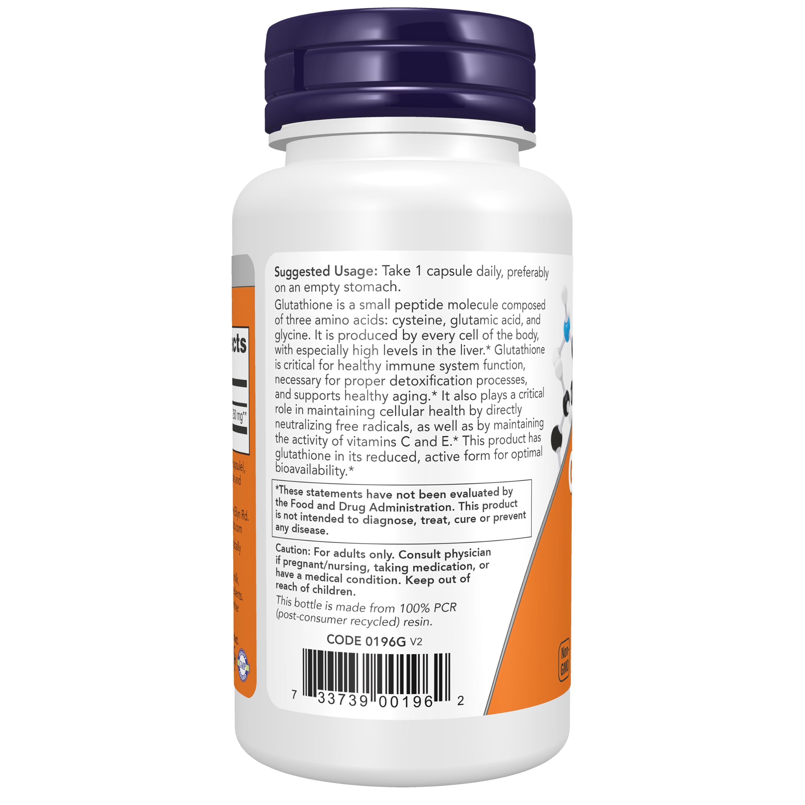 NOW Foods cápsulas veganas en mano para apreciar tamaño y facilidad de ingesta