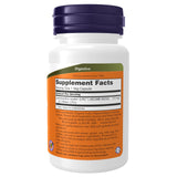 NOW Foods cápsula vegetal en primer plano, textura y fácil ingestión