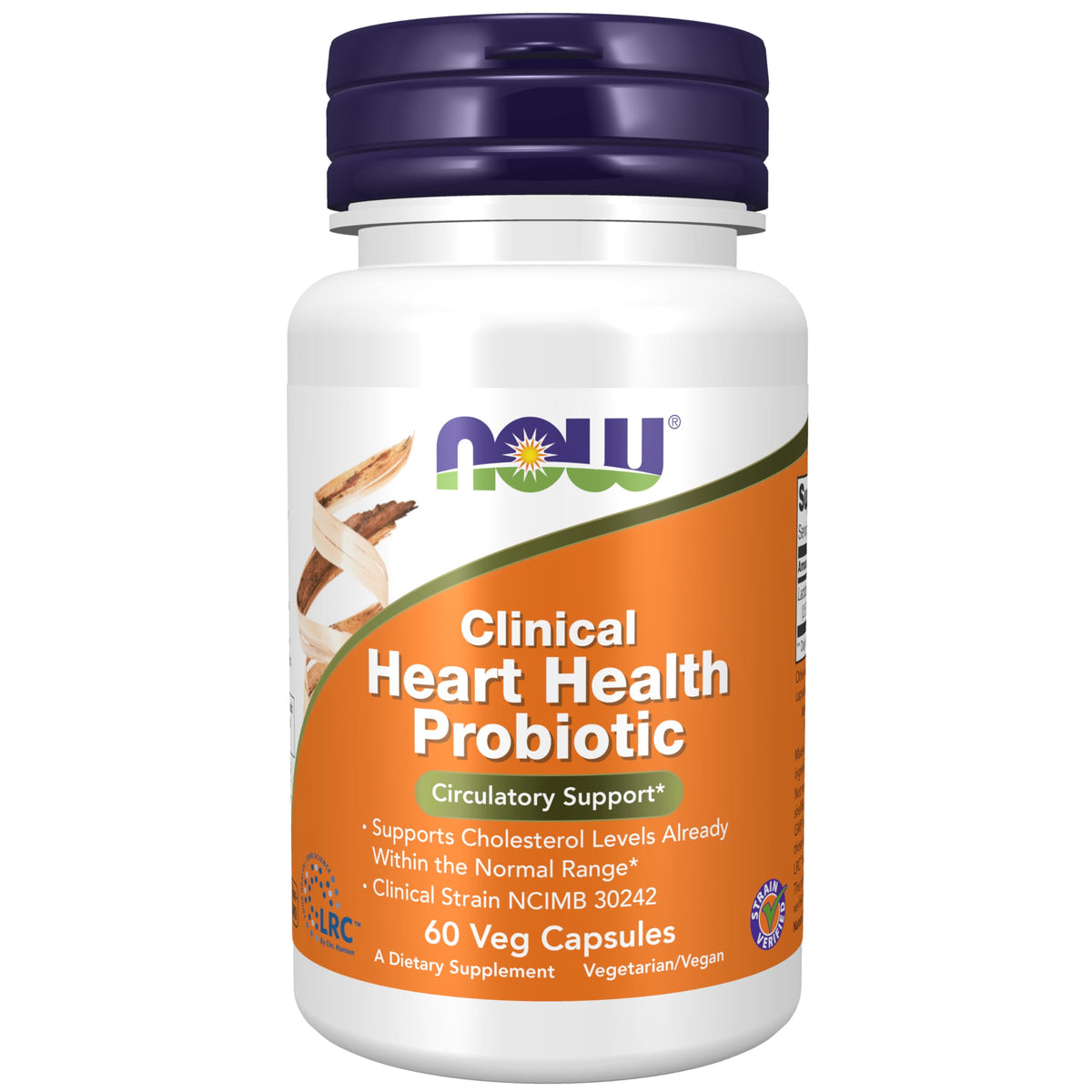 NOW Foods frontal del envase mostrando nombre y soporte cardiovascular