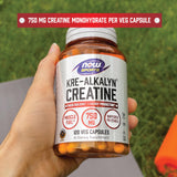NOW Foods caja abierta con frasco y cápsulas listos para uso