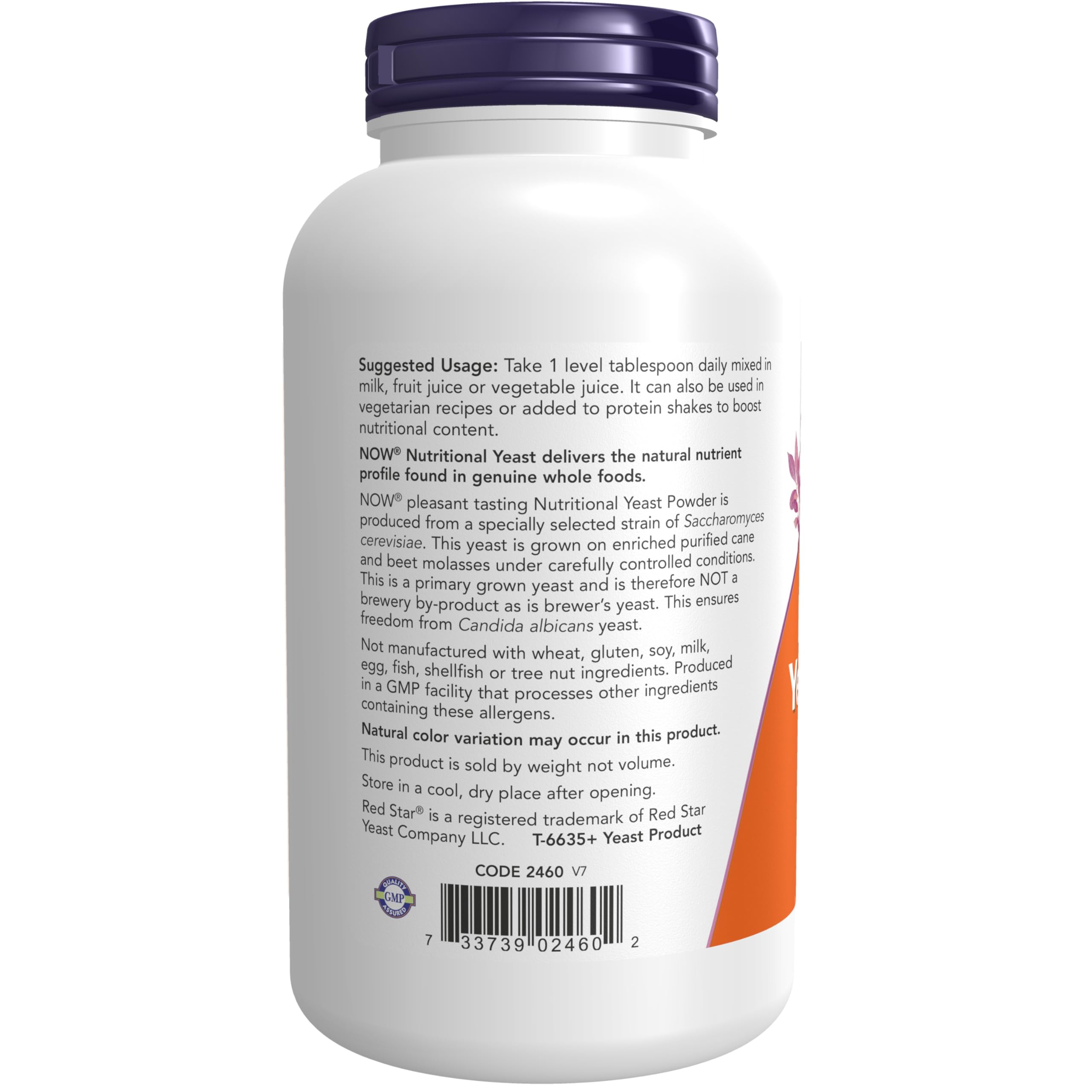 NOW Foods espolvoreada sobre ensalada aportando sabor y vitaminas
