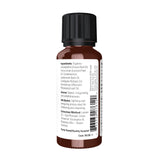 NOW Foods etiqueta detallada con ingredientes y beneficios visibles