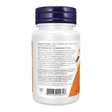 NOW Probiotic-10 cápsulas junto a regla para referencia de tamaño y porción