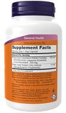 NOW Resveratrol etiqueta legible con dosis y certificaciones destacadas
