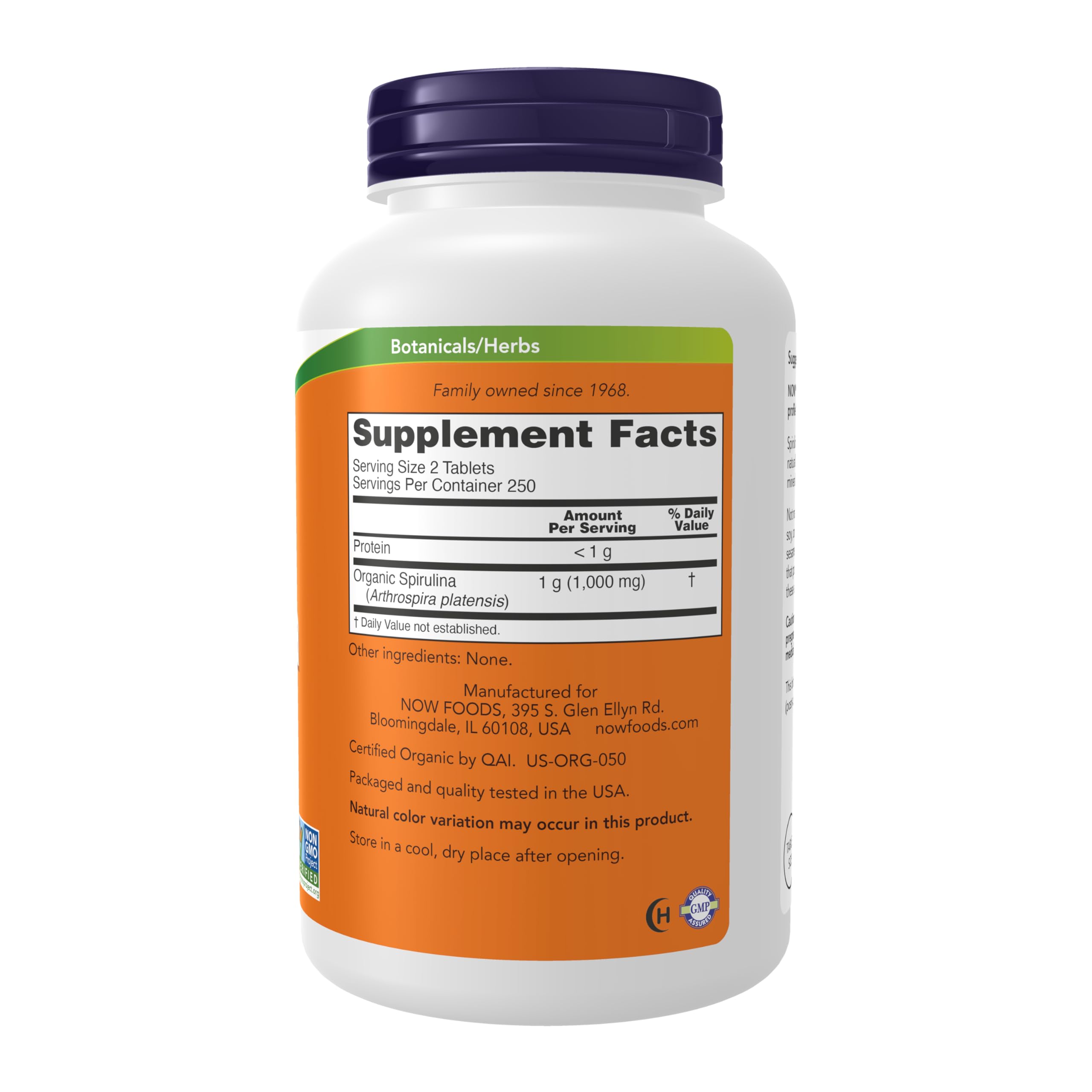 NOW Foods comprimidos apilados para ver forma y facilidad de ingesta