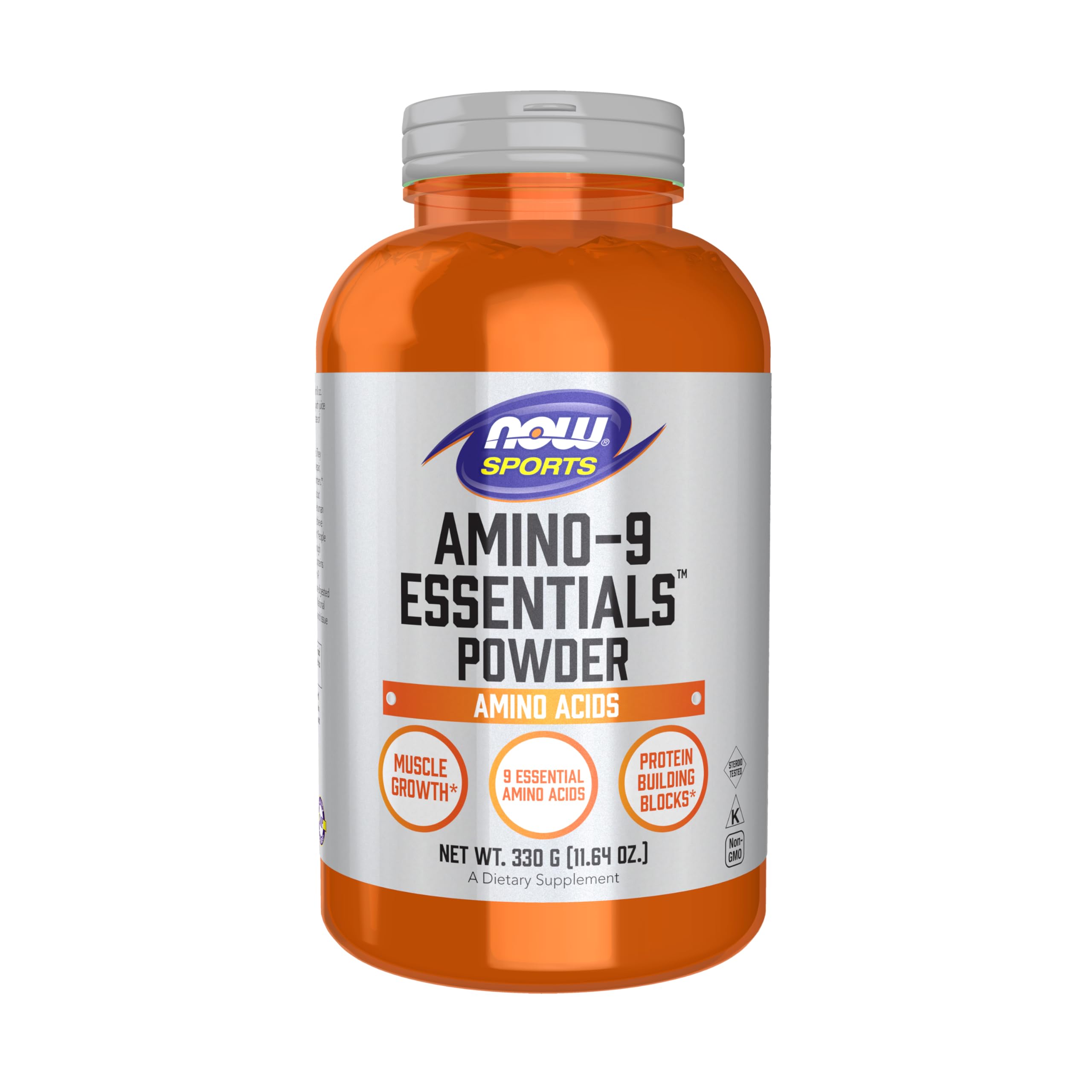 NOW Foods frente del envase mostrando marca y beneficio recuperación