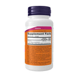 NOW Foods primer plano de softgel mostrando textura y facilidad de tragar