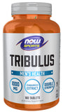 NOW Foods frasco Tribulus 1000 mg frente que muestra envase y cantidad