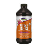NOW Foods botella frontal mostrando etiqueta y beneficios veganos