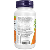 Cápsula vegetal de NOW Vitex en primer plano, fácil ingestión y apta para vegetarianos