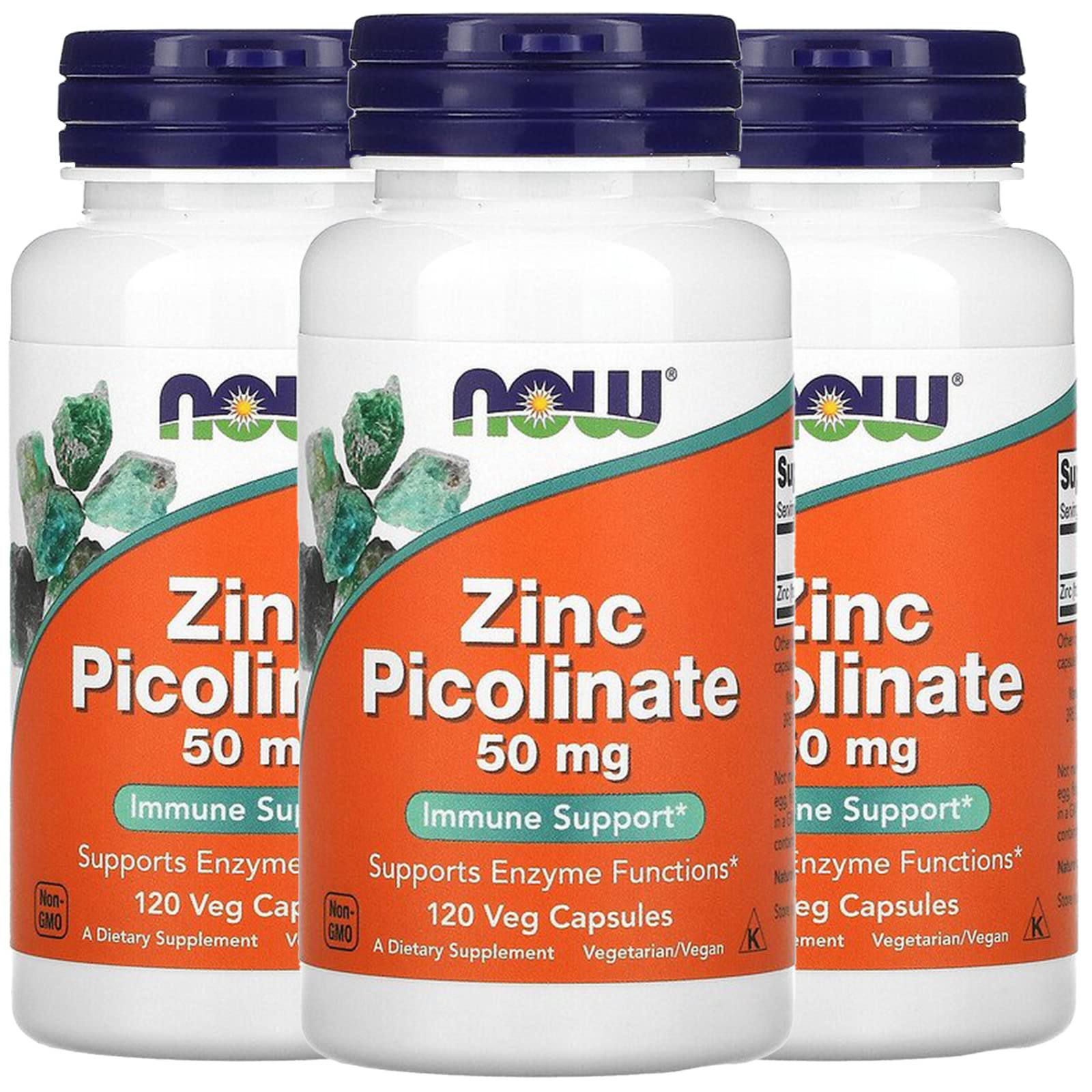 NOW Foods frasco frontal mostrando etiqueta y beneficios