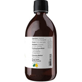 NOW Foods etiqueta y detalle del producto mostrando especificaciones y pureza