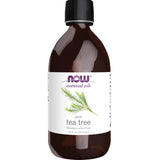 NOW Foods frasco frontal de aceite árbol de té, volumen grande y pureza garantizada