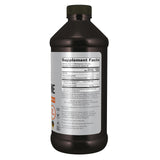 NOW Foods etiqueta en primer plano resaltando ingredientes y pureza