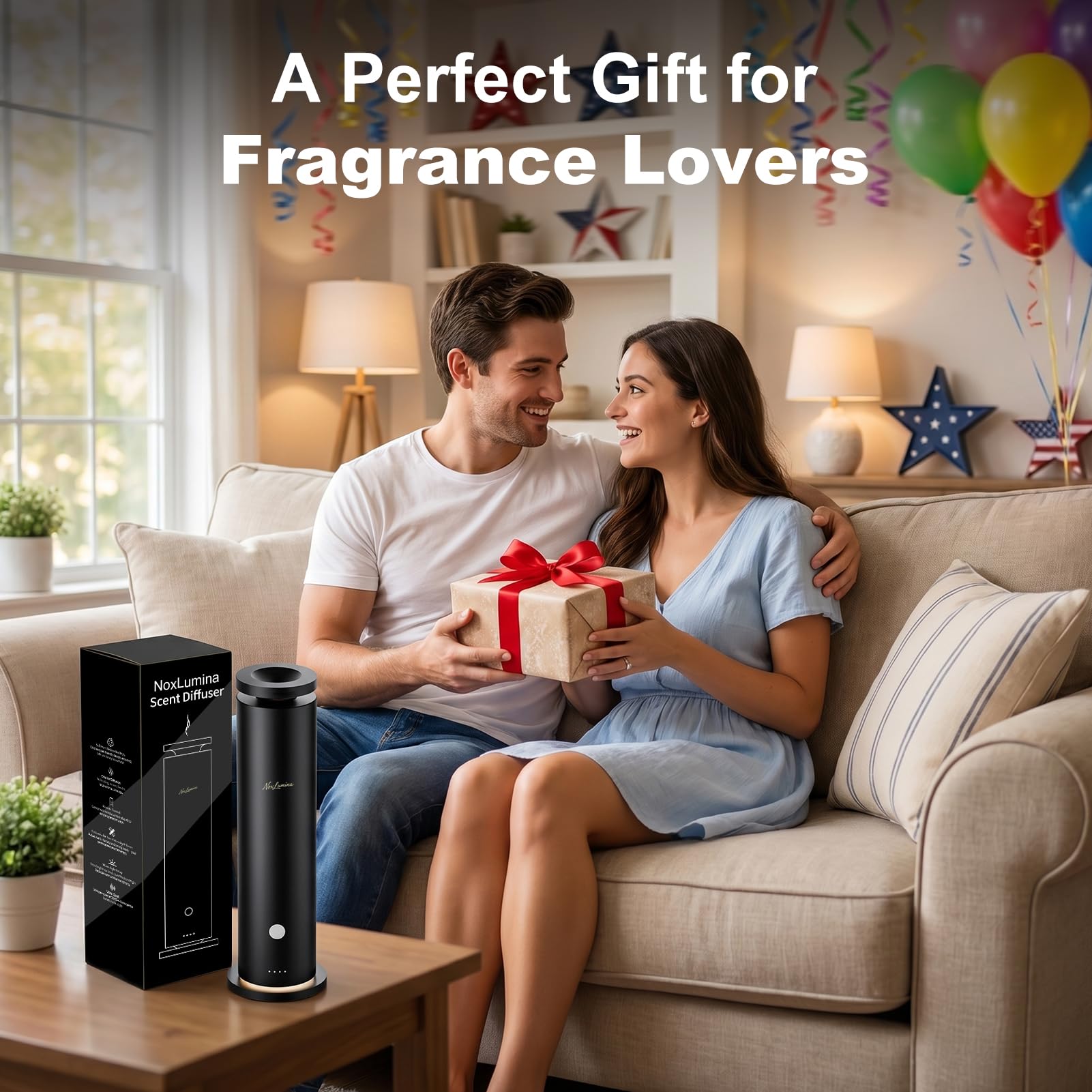 NoxLumina control remoto, ajuste fácil de intensidad y temporizador