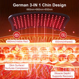 NoxLumina detalle de los LEDs 660nm y 850nm que ofrece cobertura equilibrada para piel y tejidos