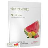 Nu Skin Nu Biome vista frontal del paquete, información clara y atractivo