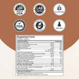 NuBest tabletas junto a una regla para comparar tamaño y dosis diarias