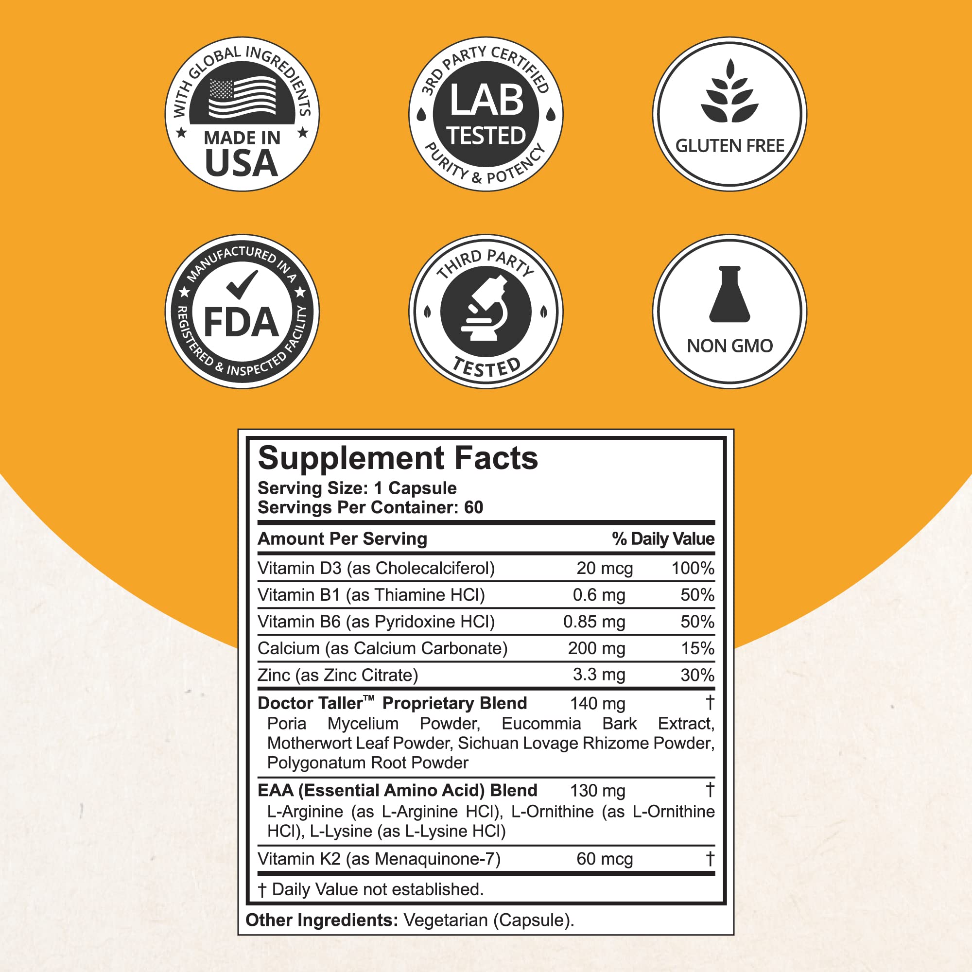 NuBest lista de ingredientes clave que refuerzan huesos