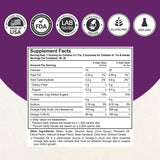 NuBest etiqueta con ingredientes y certificaciones para transparencia