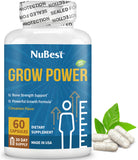 NuBest Grow Power vista frontal del envase mostrando formulación y beneficio óseo