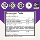 NuBest etiqueta con lista de ingredientes y beneficios clave
