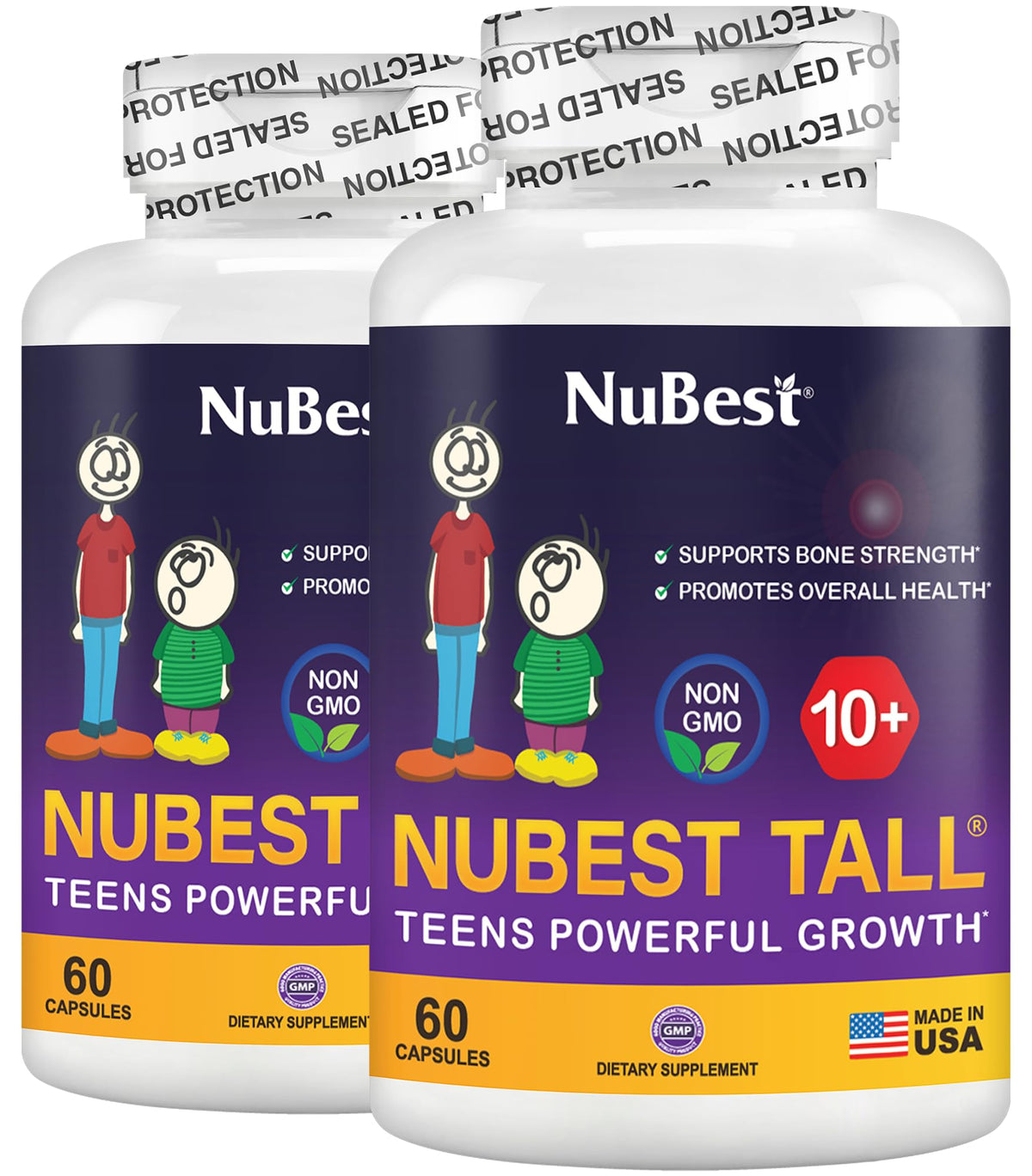 NuBest frasco frontal mostrando diseño y dosificación clara