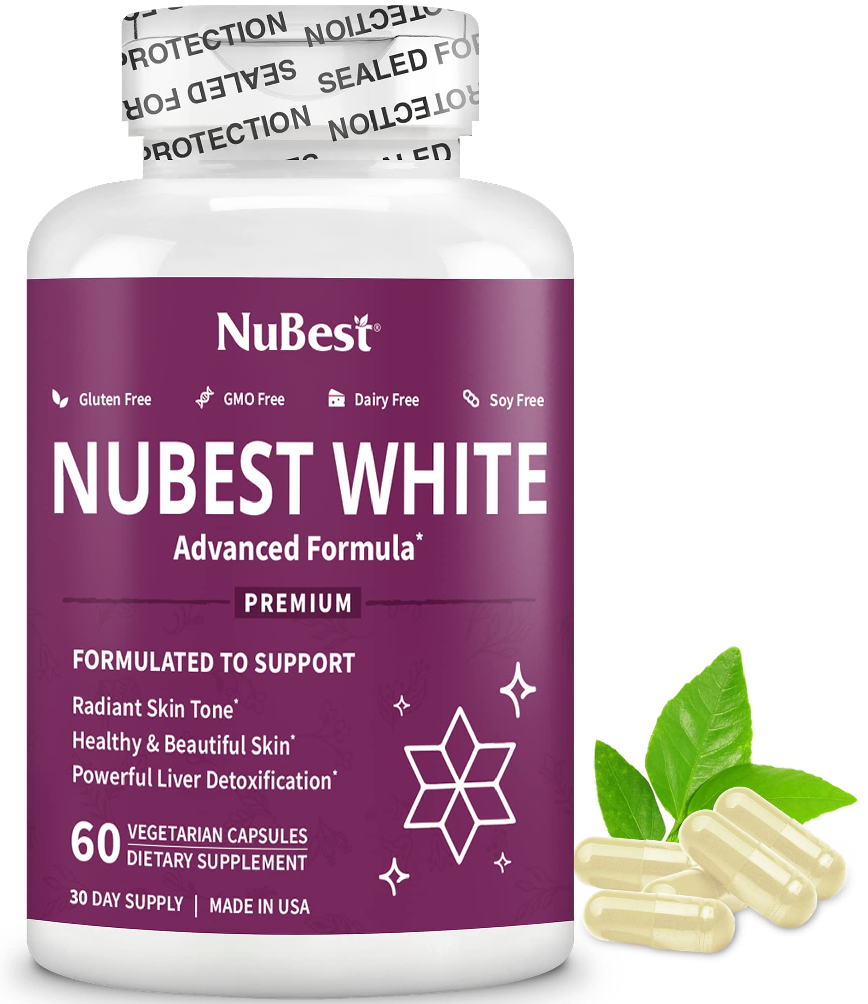 NuBest junto a una moneda para comparar tamaño y dosis diaria