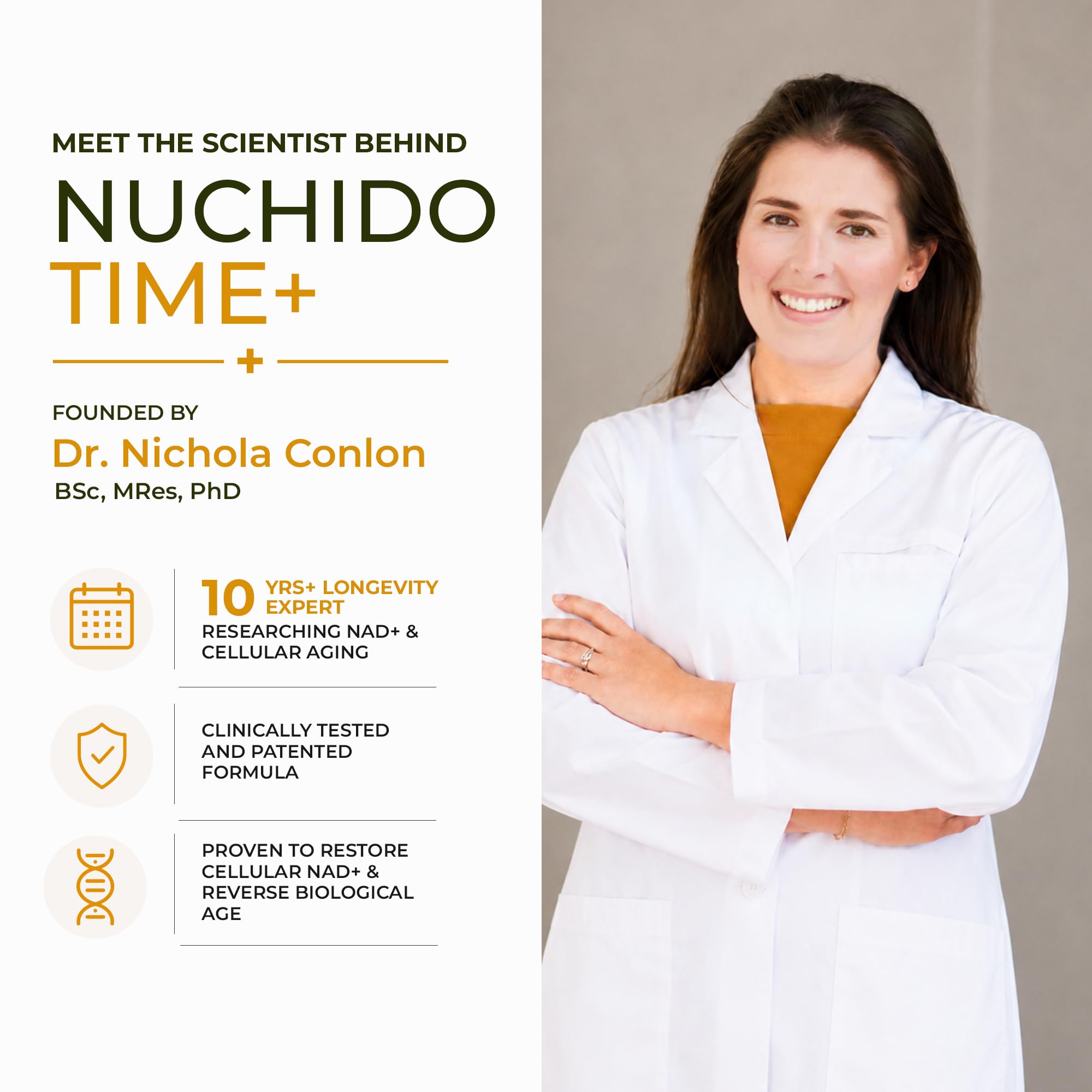 Nuchido Time+ junto a desayuno saludable, ilustra uso matutino recomendado