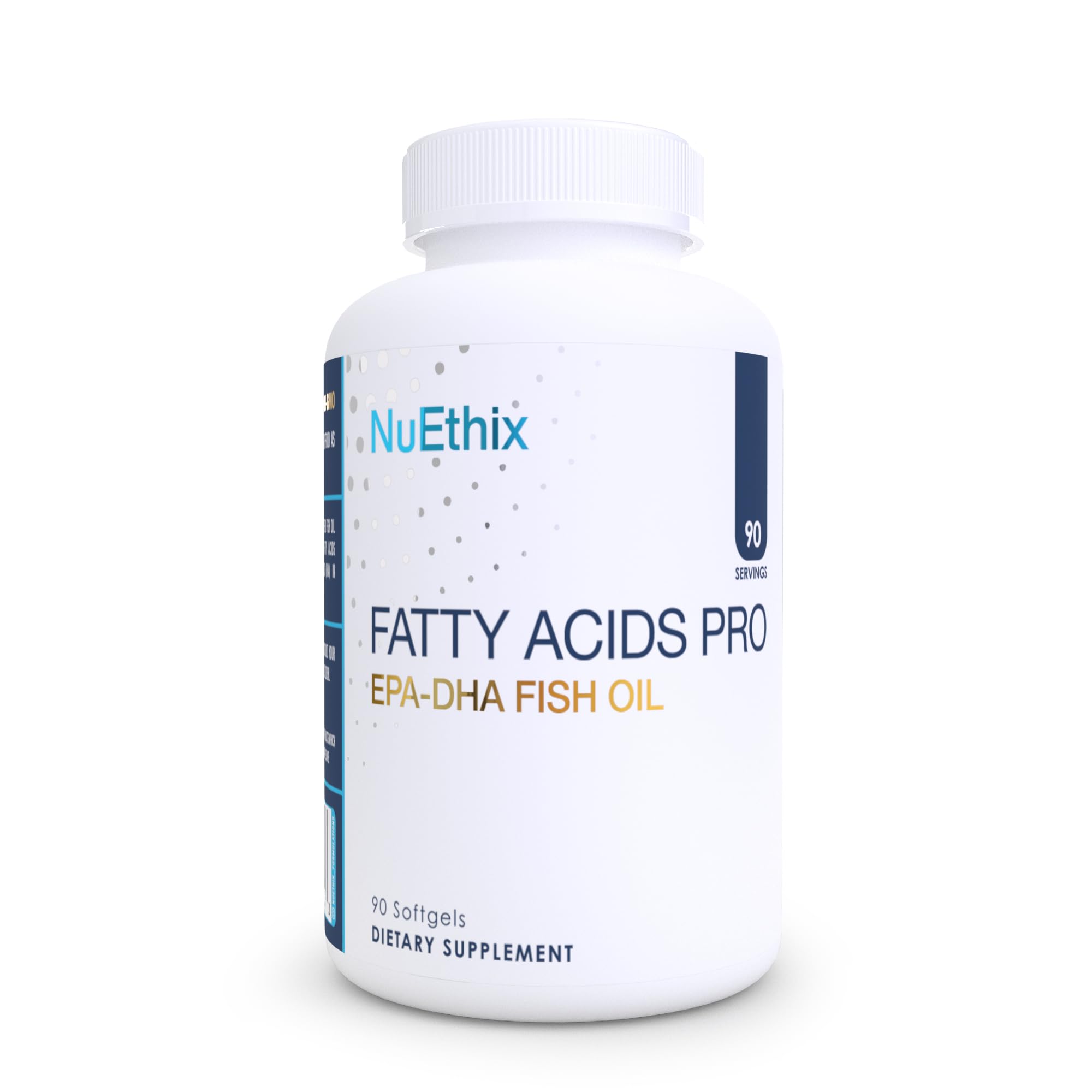 NuEthix Formulations envase frontal mostrando dosis y beneficio de alta concentración