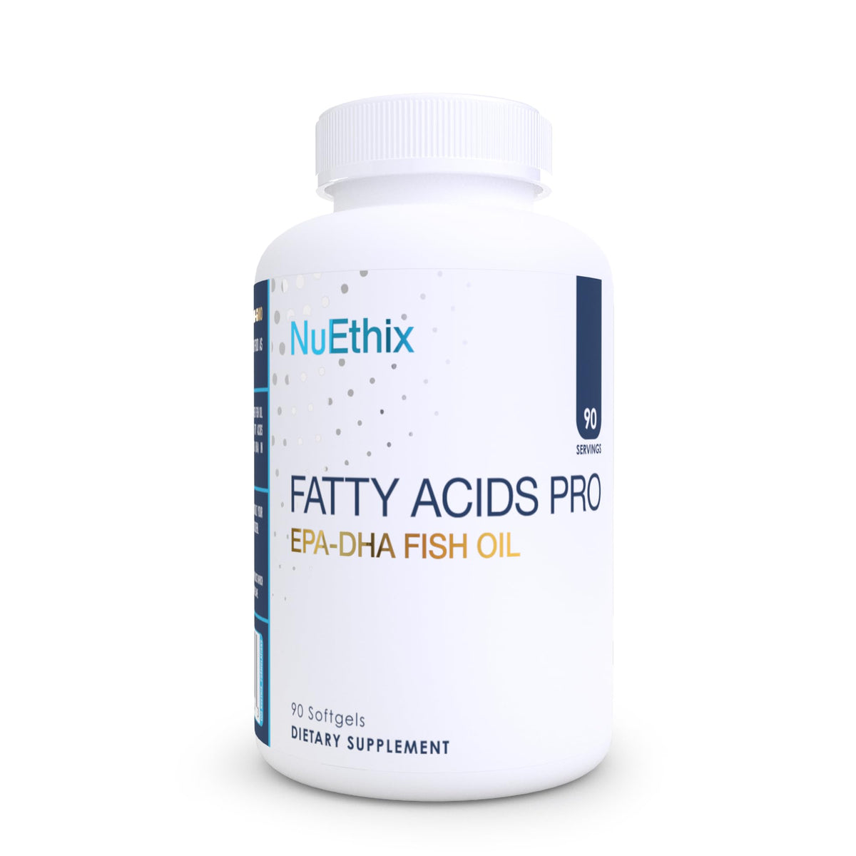 NuEthix Formulations envase frontal mostrando dosis y beneficio de alta concentración
