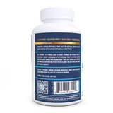 NuEthix Formulations botella abierta con cápsulas mostrando cantidad y dosificación
