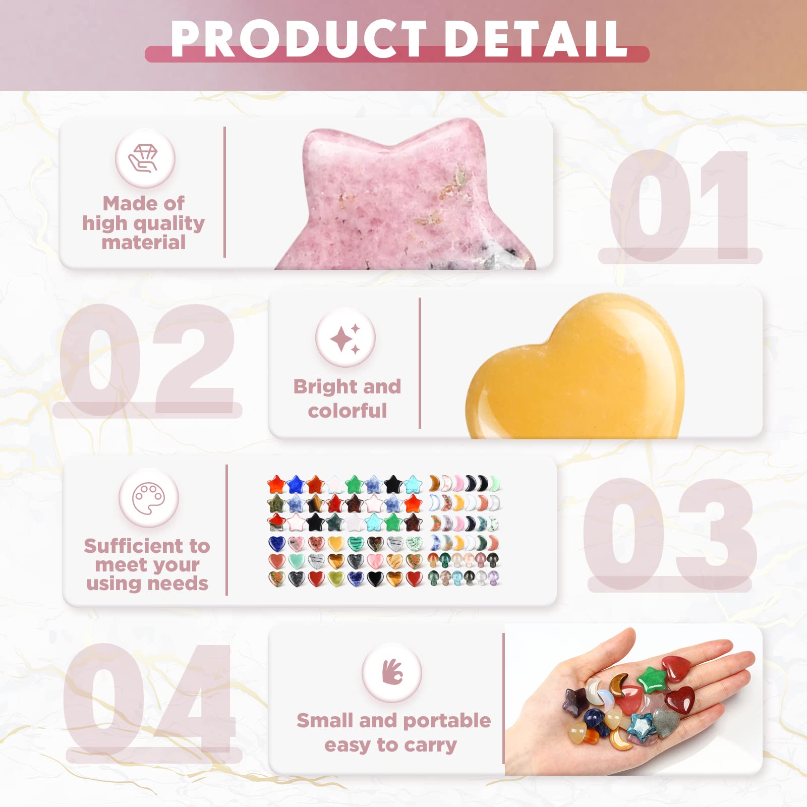Nuenen conjunto de cuatro formas corazón, seta, luna y estrella para proyectos creativos