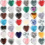 Nuenen paquete frontal de 40 corazones, variedad de colores y cantidad
