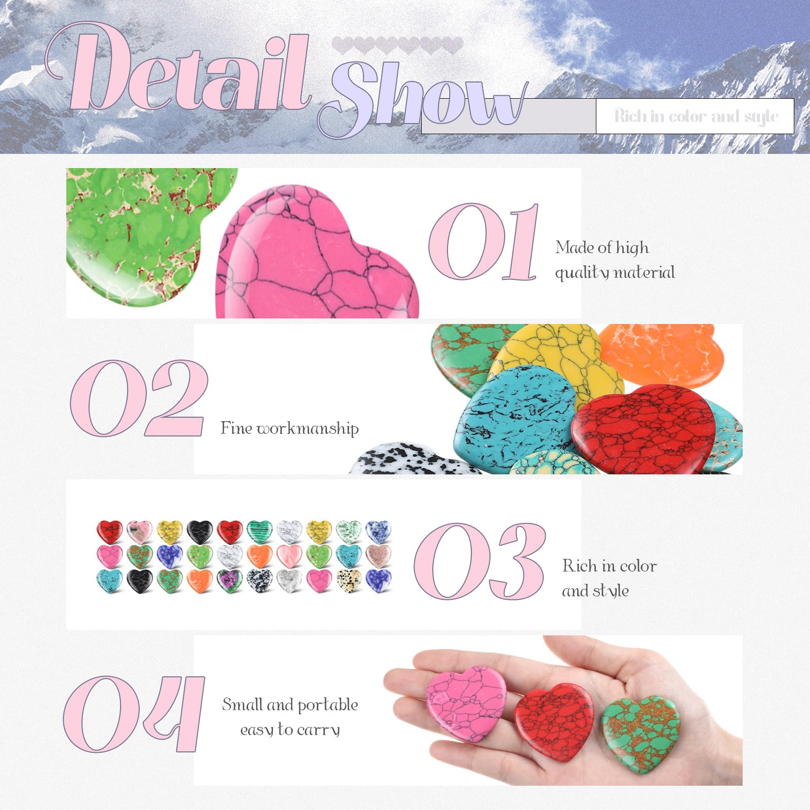 Nuenen corazones dentro de bolsa de regalo listos para detalles personalizados