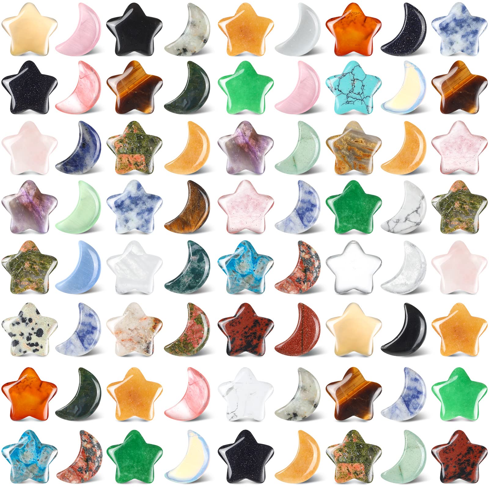 Nuenen estrella frontal del conjunto mostrando variedad y color para decoración