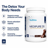 NuEthix polvo de chocolate textura fina con proteína de arroz