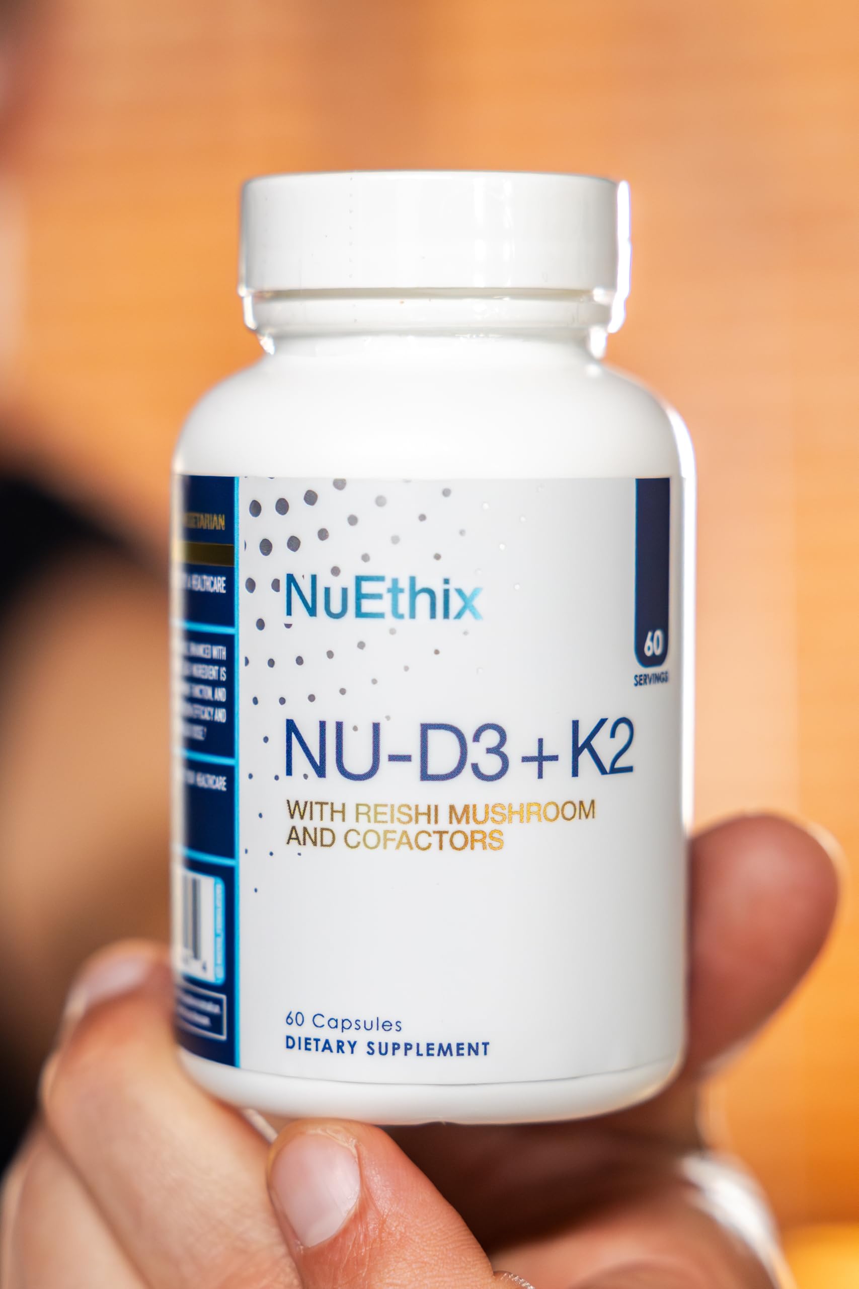 NuEthix Formulations ingredientes reishi magnesio zinc resaltados en detalle
